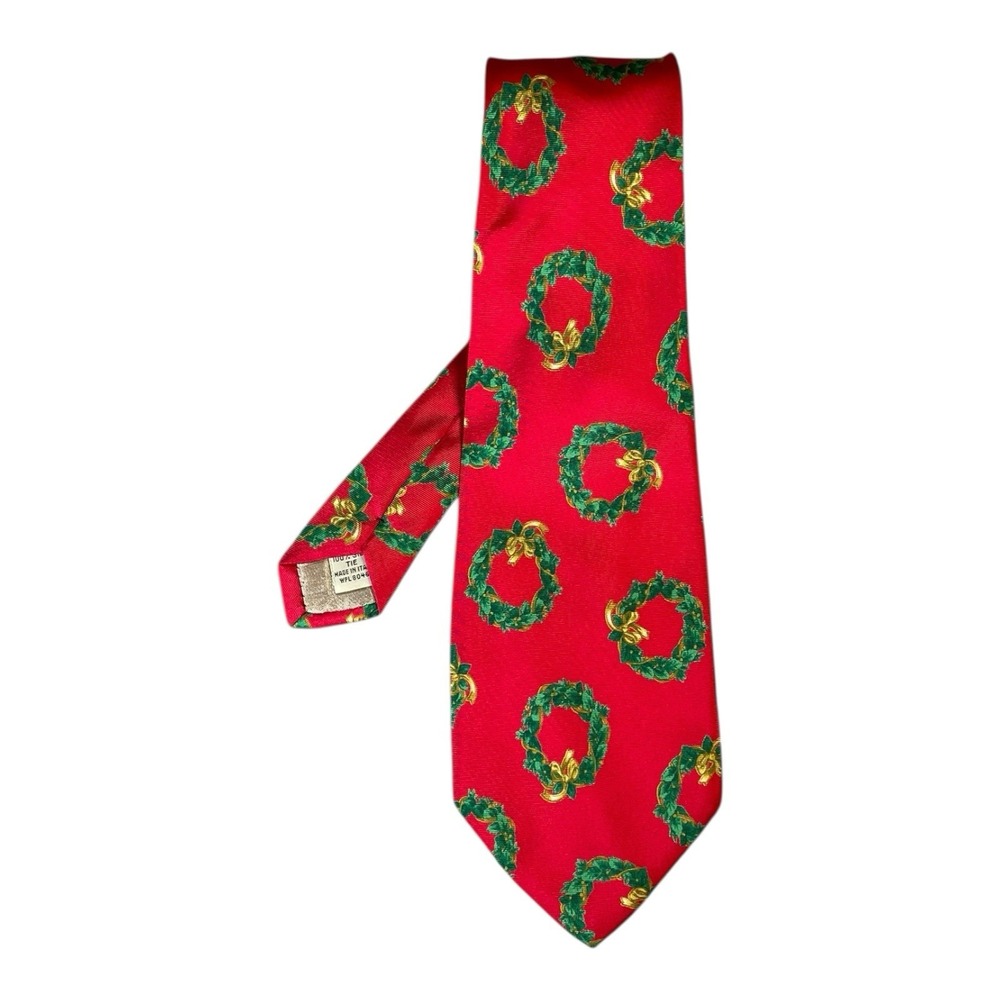 Men's Silk Christopher Hayes Necktie Red